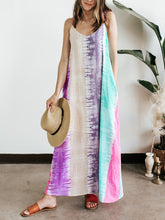 Load image into Gallery viewer, Watercolors Tie Dye Loose Maxi Dress