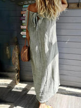 Load image into Gallery viewer, Solid Color Casual Dress