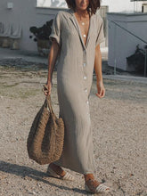 Load image into Gallery viewer, Casual Loose Solid Color Dress