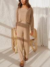 Load image into Gallery viewer, Solid Color Long Sleeve Casual Suit
