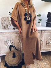 Load image into Gallery viewer, Casual Loose Solid Color Dress
