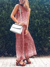 Load image into Gallery viewer, Casual Striped Printed Sleeveless Suit

