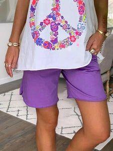 Fashion Casual Solid Color Shorts