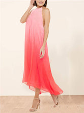 Load image into Gallery viewer, Sexy Elegant Gradient Color Party Holiday Dress
