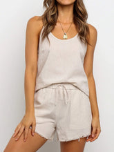 Load image into Gallery viewer, Casual Loose Sling Sleeveless Two-piece Suit
