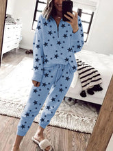 Load image into Gallery viewer, Romantic Starry Sky Casual Loose Knit Suit
