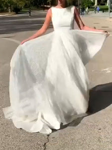 Elegant Backless Solid Color Maxi Dress