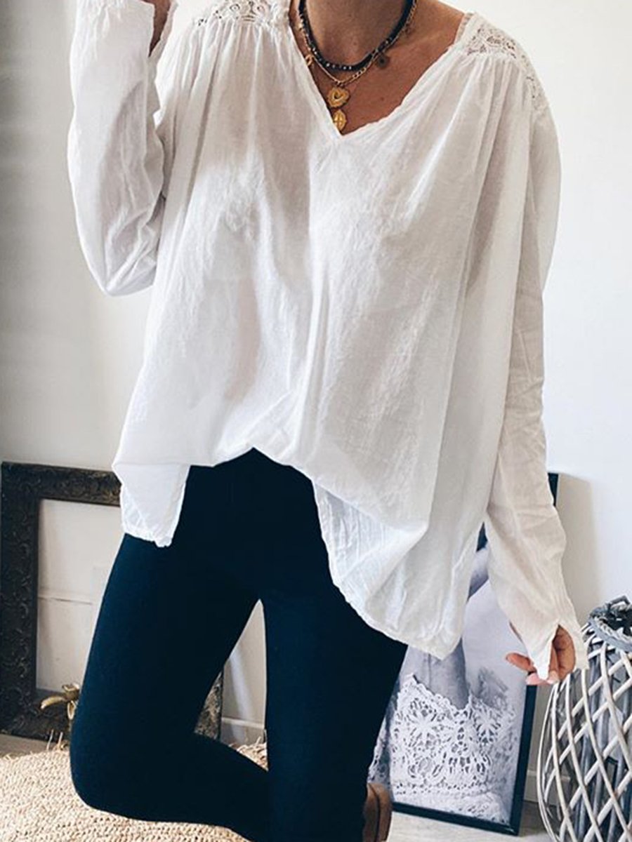 Casual Hollowed-Out T Shirt
