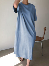 Load image into Gallery viewer, Simple casual comfortable loose dress
