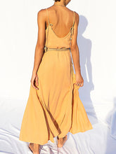 Load image into Gallery viewer, Sexy Solid Color Suspender Sleeveless Dress
