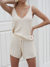 Load image into Gallery viewer, Casual Loose Solid Color V-neck Two-piece Suit
