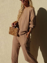 Load image into Gallery viewer, Solid Color Comfortable Long Sleeve Pocket Suit
