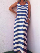 Load image into Gallery viewer, Simple Casual Loose Striped Dress
