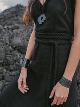 Load image into Gallery viewer, Solid Color Twist Tie Sling Maxi Dress
