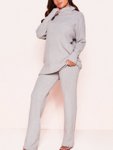 Load image into Gallery viewer, Half-Neck Sweater Trouser Suit
