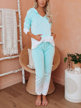 Load image into Gallery viewer, Waterfall Cotton Blend Pocketed Ombre Hoodie

