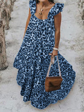 Load image into Gallery viewer, Fashion And Elegant Retro Leopard Print Long Dress
