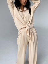 Load image into Gallery viewer, Loose Long Sleeve Shirt Casual Trousers Women&#39;s Suit
