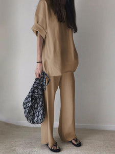 Pure Color Casual and Comfortable Suit