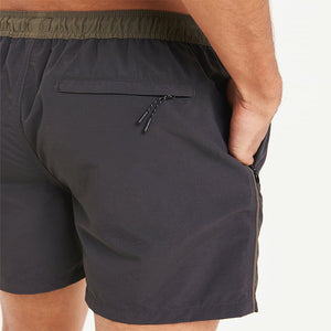 Casual Zip Pocket Swim Shorts