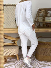 Load image into Gallery viewer, Casual Loose Long Sleeve Top Pants Suit
