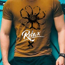 Load image into Gallery viewer, Men&#39;S Fashion Casual Flower Print T-Shirt
