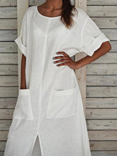 Load image into Gallery viewer, Fashion Casual Personality Pocket Dress

