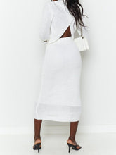 Load image into Gallery viewer, Turtleneck Long Sleeve Top Body Skimming Skirt Women&#39;s Suit
