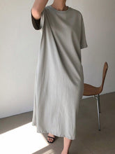 Load image into Gallery viewer, Simple casual comfortable loose dress
