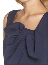 Load image into Gallery viewer, Monochrome Bow Decoration Dress
