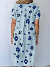 Load image into Gallery viewer, Casual Little Flower Print Pocket Dress
