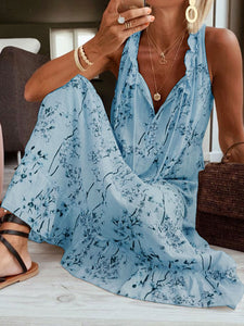 Printed Sleeveless Dress