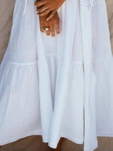 Load image into Gallery viewer, Boho Pure Color Half Sleeve Deep V-Neck Casual Dress
