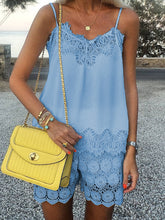 Load image into Gallery viewer, Bohemian Loose Casual Sling Tops Shorts Set
