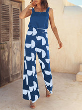Load image into Gallery viewer, Simple Casual Loose Sling Top Polka Dot Pants Suit
