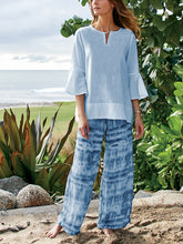 Load image into Gallery viewer, Retro Casual Loose Shirt Tie Dye Pants Suit
