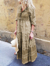 Load image into Gallery viewer, Bohemian Printed Fashion Casual Dress
