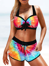 Load image into Gallery viewer, Sexy Elastic Hight Waist Multicolor Bikini Set
