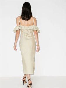 Fashion Sling Lace Slim Ladies Dress