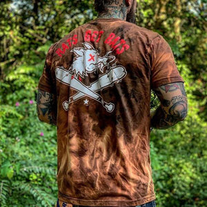 Men'S Retro Print Short Sleeve Round Neck T-Shirt