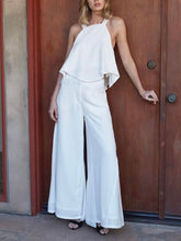 Load image into Gallery viewer, Fashionable Simple Casual Loose Sling Top Pants Suit
