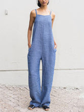 Load image into Gallery viewer, Simple Solid Color Slip Jumpsuit for Women

