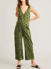 Load image into Gallery viewer, Maternity V-neck Vest Wide-leg Printed Jumpsuit
