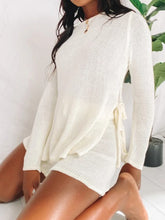 Load image into Gallery viewer, Fashion Lace Round Neck Casual Two-piece Suit
