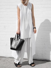 Load image into Gallery viewer, Simple Casual Loose Top Pants Coat Three-Piece Set
