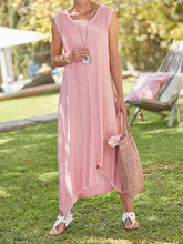 Load image into Gallery viewer, Solid Color Sleeveless Dress
