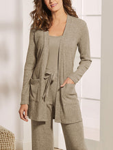 Load image into Gallery viewer, Casual Simple Loose Top Pants Long Sleeve Jacket Knit Three Piece Suit
