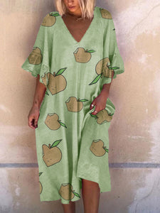 Printed Loose Dress