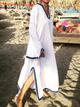 Load image into Gallery viewer, Solid Color Long-sleeved Casual Maxi Dress for Summer
