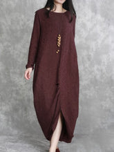 Load image into Gallery viewer, Casual Fashion Solid Color Loose Dress
